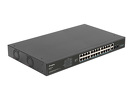 Miniatura zdjęcia: Switch Lanberg 24x 100mb POE+/2x Combo Rack 19" Gigabit Ethernet 360W V2