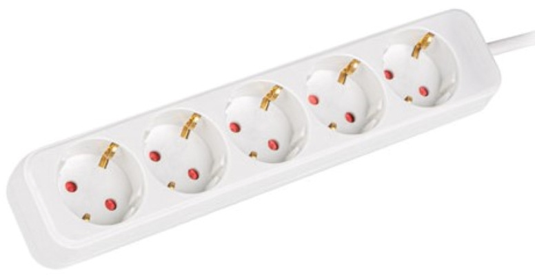 Lanberg listwa 1.5m 5x 230V Schuko biała