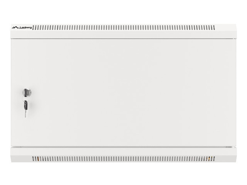 Zdjęcie produktu: Szafa Instalacyjna Rack Wisząca 19" 6U 600x600 Szara Drzwi Metalowe Lanberg (Flat Pack)