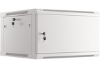 Miniatura zdjęcia: Szafa Instalacyjna Rack Wisząca 19" 6U 600x600 Szara Drzwi Metalowe Lanberg (Flat Pack)