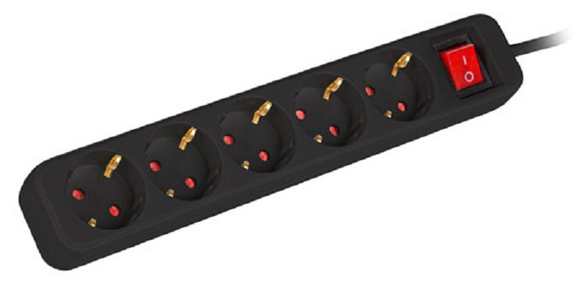 Zdjęcie produktu: Lanberg listwa 3m 5x 230V Schuko wyłącznik