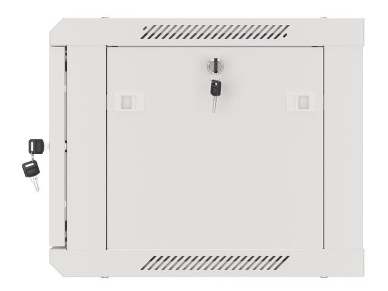 Zdjęcie produktu: Szafa Instalacyjna Rack Wisząca 19" 6U 600x450 Szara Drzwi Metalowe Lanberg (Flat Pack)