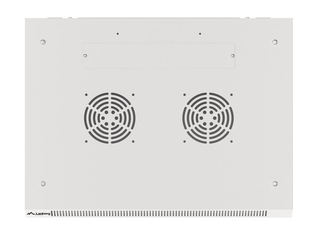 Szafa Instalacyjna Rack Wisząca 19" 6U 600x450 Szara Drzwi Metalowe Lanberg (Flat Pack)