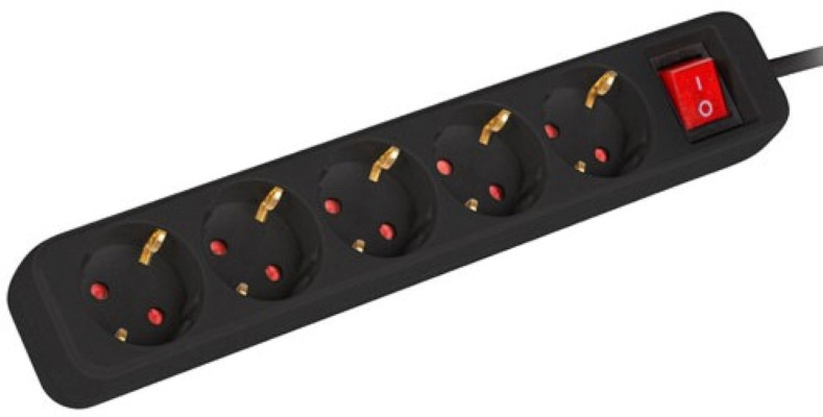 Zdjęcie produktu: Lanberg listwa 1.5m 5x 230V Schuko wyłącznik