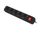 Miniatura zdjęcia: Lanberg listwa 1.5m 5x 230V Schuko wyłącznik