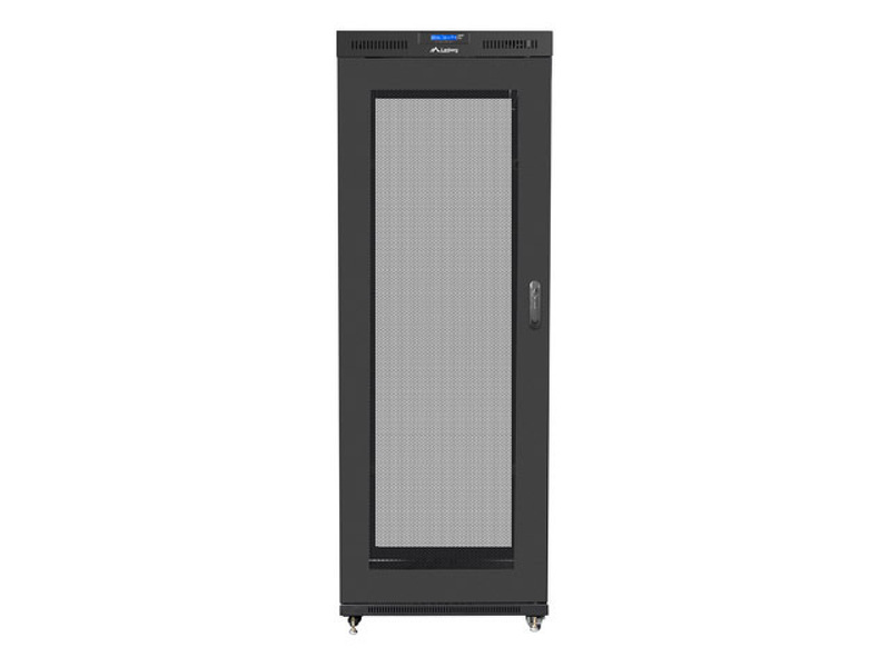 Zdjęcie produktu: Szafa Instalacyjna Rack Stojąca 19" 37u 800x1000 Czarna Drzwi Perforowane Lcd Lanberg (Flat Pack)