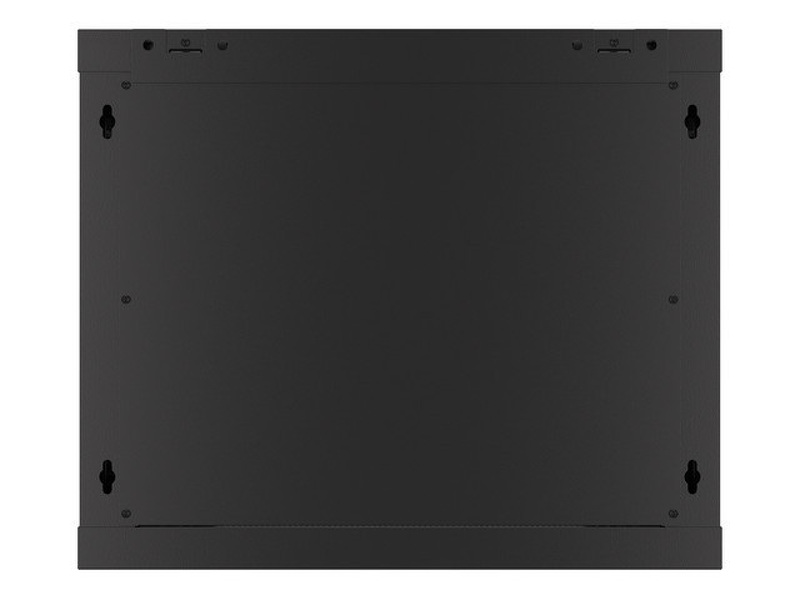 Zdjęcie produktu: Szafa Instalacyjna Rack Wisząca 19" 9U 600x600 Czarna Drzwi Metalowe Lanberg (Flat Pack)