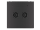 Miniatura zdjęcia: Szafa Instalacyjna Rack Wisząca 19" 9U 600x600 Czarna Drzwi Metalowe Lanberg (Flat Pack)