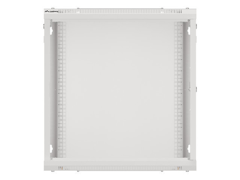 Zdjęcie produktu: Szafa Instalacyjna Rack Wisząca 19" 12U 600x600 Szara Drzwi Metalowe Lanberg (Flat Pack)