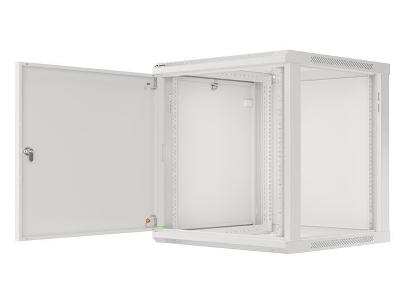 Zdjęcie produktu: Szafa Instalacyjna Rack Wisząca 19" 12U 600x600 Szara Drzwi Metalowe Lanberg (Flat Pack)