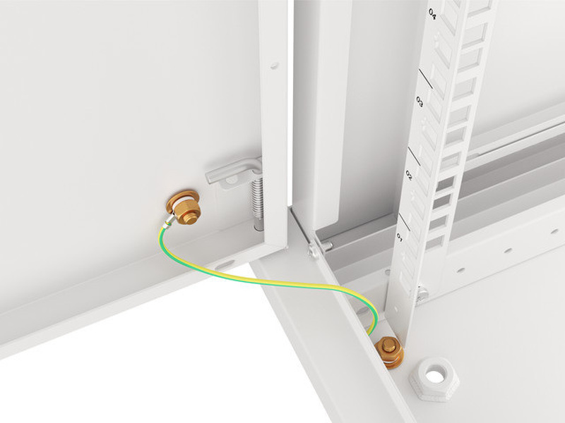 Zdjęcie produktu: Szafa Instalacyjna Rack Wisząca 19" 12U 600x600 Szara Drzwi Metalowe Lanberg (Flat Pack)