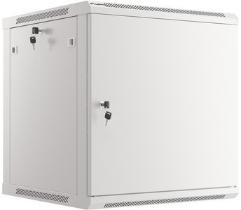 Miniatura produktu: Szafa Instalacyjna Rack Wisząca 19" 12U 600x600 Szara Drzwi Metalowe Lanberg (Flat Pack)
