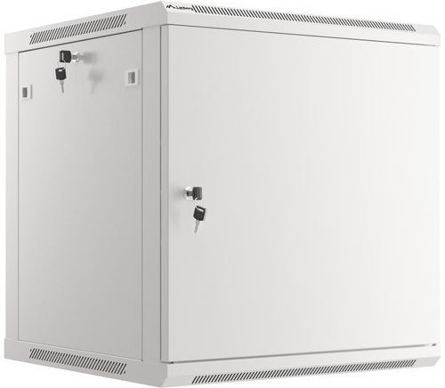 Szafa Instalacyjna Rack Wisząca 19" 12U 600x600 Szara Drzwi Metalowe Lanberg (Flat Pack)