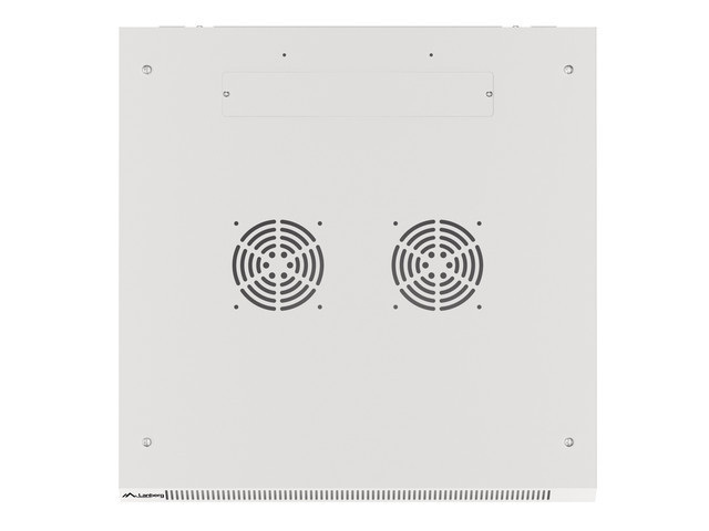 Szafa Instalacyjna Rack Wisząca 19" 12U 600x600 Szara Drzwi Metalowe Lanberg (Flat Pack)