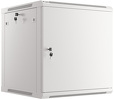 Miniatura zdjęcia: Szafa Instalacyjna Rack Wisząca 19" 12U 600x600 Szara Drzwi Metalowe Lanberg (Flat Pack)