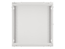 Miniatura zdjęcia: Szafa Instalacyjna Rack Wisząca 19" 12U 600x600 Szara Drzwi Metalowe Lanberg (Flat Pack)