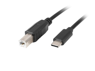 Miniatura produktu: Kabel do drukarki USB-C (M) - USB-B(M) 2.0 3m Czarny Ferryt Lanberg Miniatura produktu: Kabel do drukarki USB-C (M) - USB-B(M) 2.0 3m Czarny Ferryt Lanberg