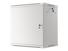 Miniatura zdjęcia: Szafa Instalacyjna Rack Wisząca 19" 12U 600x450 Szara Drzwi Metalowe Lanberg (Flat Pack)