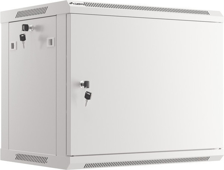 Zdjęcie produktu: Szafa Instalacyjna Rack Wisząca 19" 9U 600x450 Szara Drzwi Metalowe Lanberg (Flat Pack)