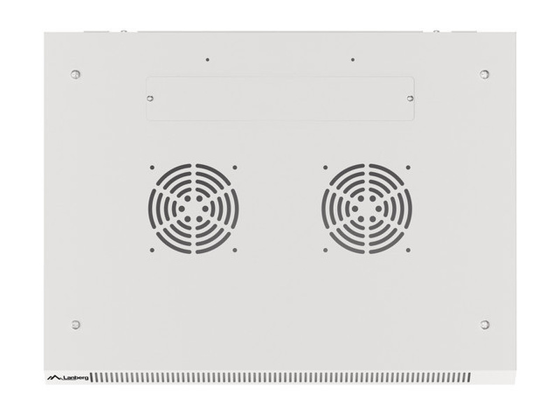 Zdjęcie produktu: Szafa Instalacyjna Rack Wisząca 19" 9U 600x450 Szara Drzwi Metalowe Lanberg (Flat Pack)