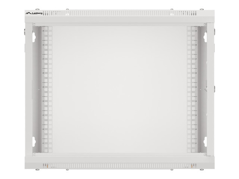 Zdjęcie produktu: Szafa Instalacyjna Rack Wisząca 19" 9U 600x450 Szara Drzwi Metalowe Lanberg (Flat Pack)