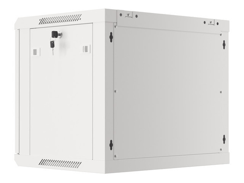 Zdjęcie produktu: Szafa Instalacyjna Rack Wisząca 19" 9U 600x450 Szara Drzwi Metalowe Lanberg (Flat Pack)