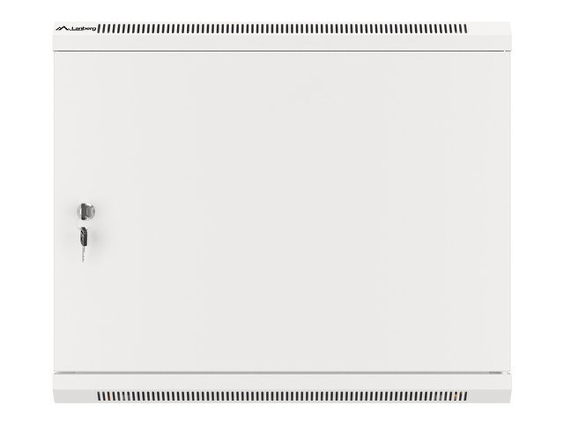 Zdjęcie produktu: Szafa Instalacyjna Rack Wisząca 19" 9U 600x450 Szara Drzwi Metalowe Lanberg (Flat Pack)