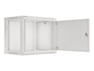 Miniatura zdjęcia: Szafa Instalacyjna Rack Wisząca 19" 9U 600x450 Szara Drzwi Metalowe Lanberg (Flat Pack)