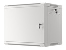 Miniatura zdjęcia: Szafa Instalacyjna Rack Wisząca 19" 9U 600x450 Szara Drzwi Metalowe Lanberg (Flat Pack)