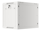 Miniatura zdjęcia: Szafa Instalacyjna Rack Wisząca 19" 9U 600x450 Szara Drzwi Metalowe Lanberg (Flat Pack)