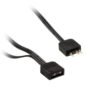 Miniatura produktu: Akasa Rozgałęziacz ARGB LED 3-pin 12cm (AK-CBLD08-12BK)