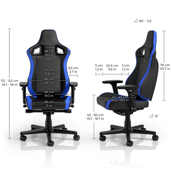 Zdjęcie produktu: noblechairs EPIC Compact Black/Carbon/Blue
