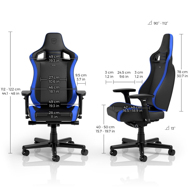 noblechairs EPIC Compact Black/Carbon/Blue