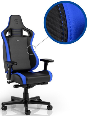 Miniatura produktu: Fotel noblechairs EPIC Compact Black / Carbon / Blue