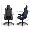Miniatura zdjęcia: noblechairs EPIC Compact Black/Carbon/Blue