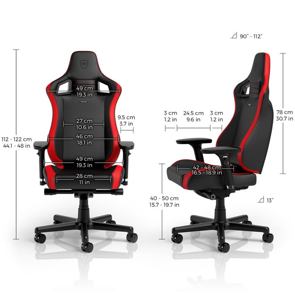 Zdjęcie produktu: noblechairs EPIC Compact Black/Carbon/Red