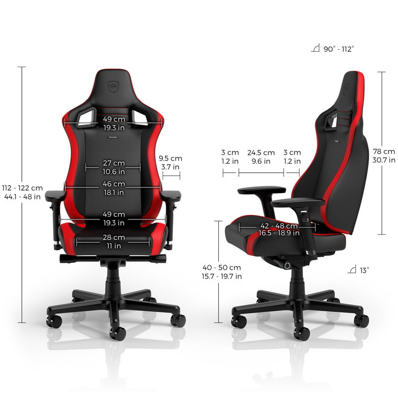 noblechairs EPIC Compact Black/Carbon/Red