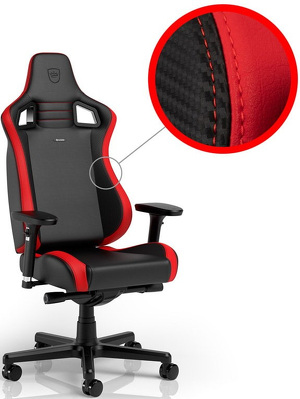 Miniatura produktu: Fotel noblechairs EPIC Compact Black / Carbon / Red