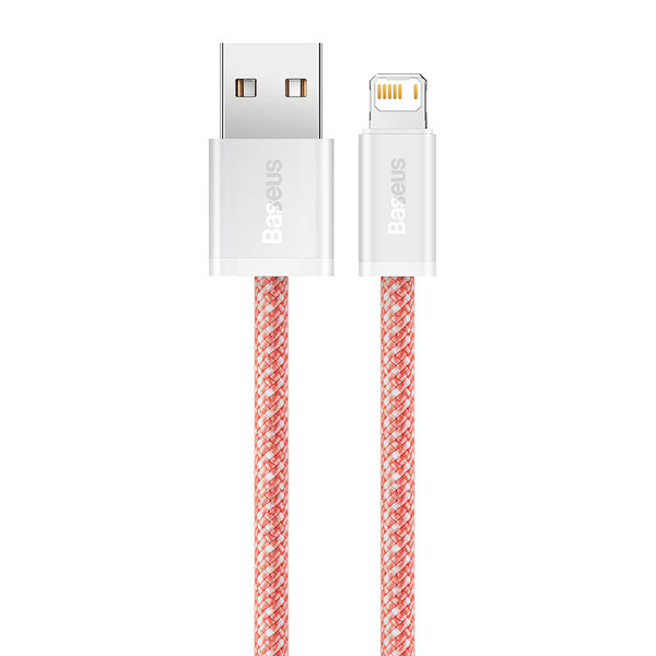 Zdjęcie produktu: Kabel przewód USB - Lightning / iPhone 200cm Baseus Dynamic 2.4A - pomarańczowy (CALD000507)