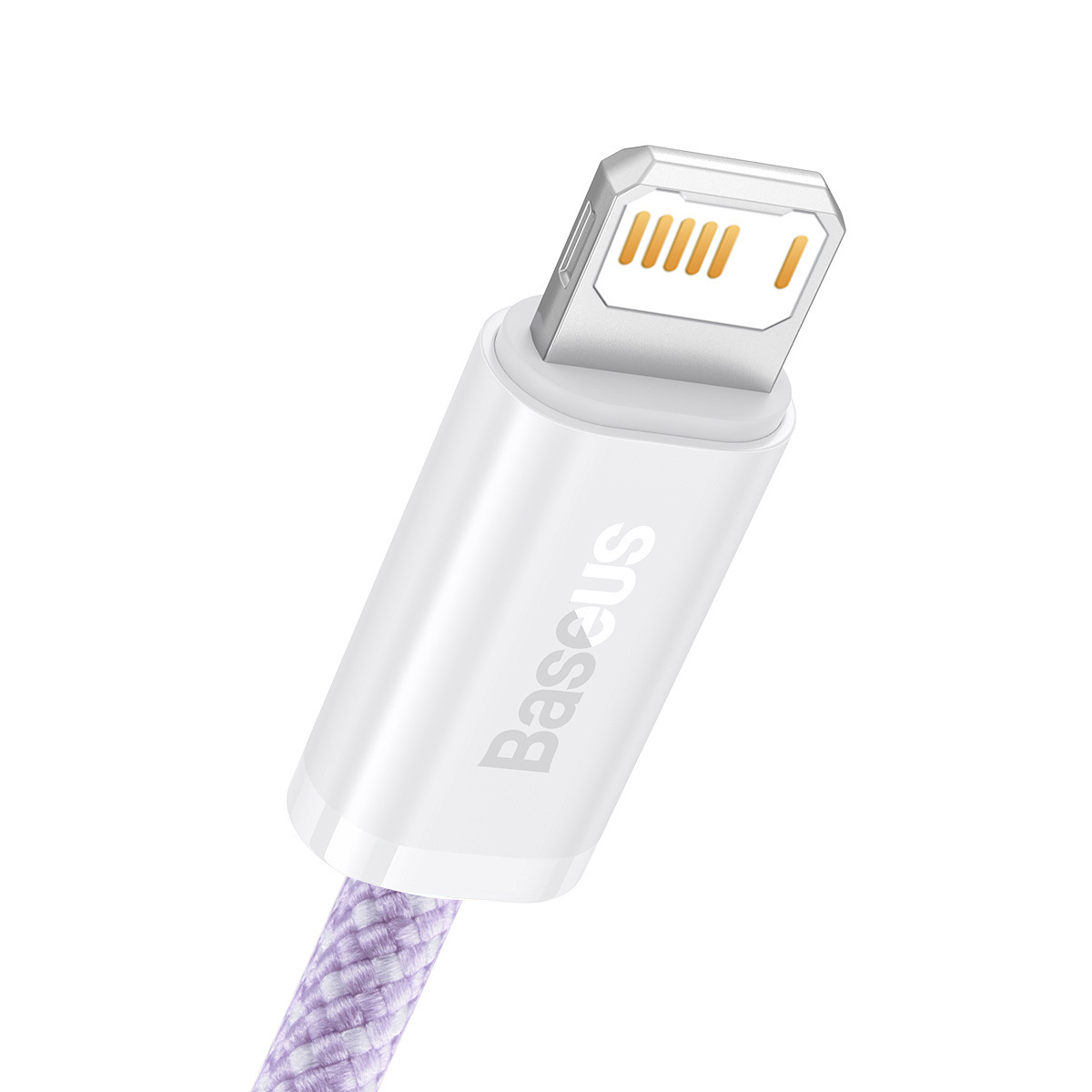 Kabel przewód USB - Lightning / iPhone 200cm Baseus Dynamic 2.4A - fioletowy (CALD000505)