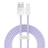 Miniatura zdjęcia: Kabel przewód USB - Lightning / iPhone 200cm Baseus Dynamic 2.4A - fioletowy (CALD000505)