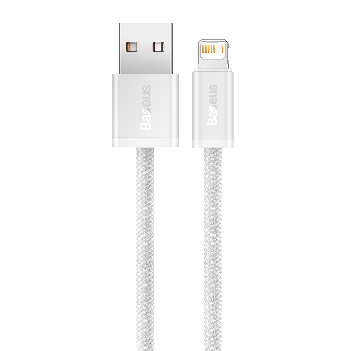 Kabel przewód USB - Lightning / iPhone 200cm Baseus Dynamic 2.4A - biały (CALD000502)