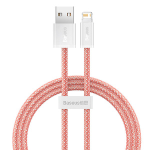 Miniatura produktu: Kabel przewód USB - Lightning / iPhone 100cm Baseus Dynamic 2.4A - pomarańczowy (CALD000407)