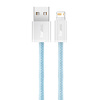 Kabel przewód USB - Lightning / iPhone 100cm Baseus Dynamic 2.4A - niebieski (CALD000403)