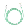 Kabel przewód USB Typ-C - Lightning / iPhone 100cm Baseus Dynamic z obsługą szybkiego ładowania 20W PD - zielony (CALD000006)