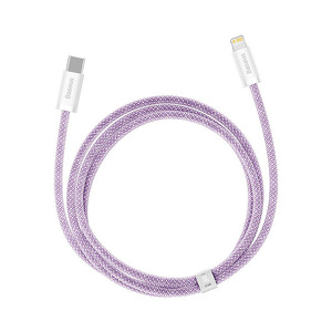 Miniatura produktu: Kabel przewód USB Typ-C - Lightning / iPhone 100cm Baseus Dynamic z obsługą szybkiego ładowania 20W PD - fioletowy (CALD000005)