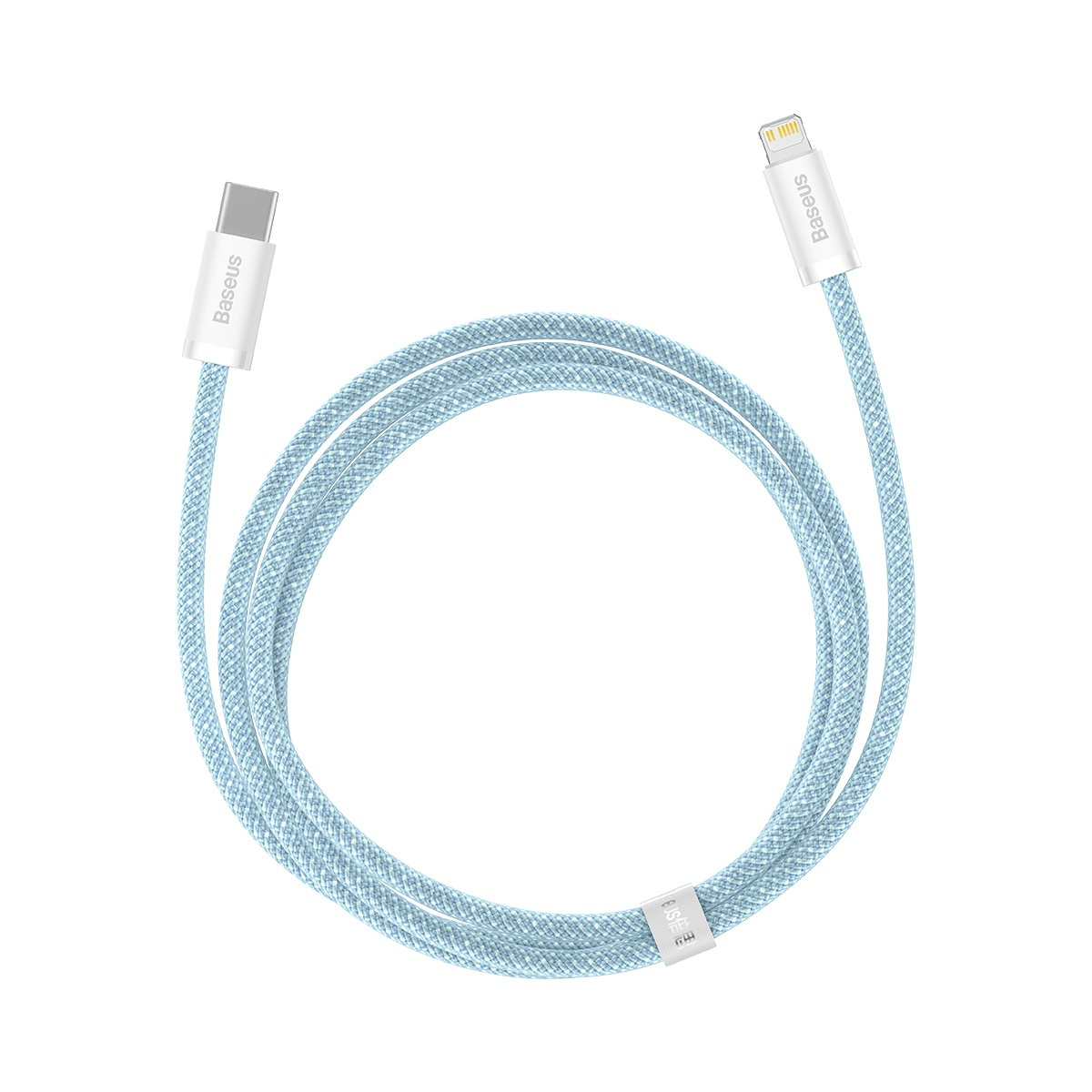 Kabel przewód USB Typ-C - Lightning / iPhone 100cm Baseus Dynamic z obsługą szybkiego ładowania 20W PD - niebieski (CALD000003) Kabel przewód USB Typ-C - Lightning / iPhone 100cm Baseus Dynamic z obsługą szybkiego ładowania 20W PD - niebieski (CALD000003)