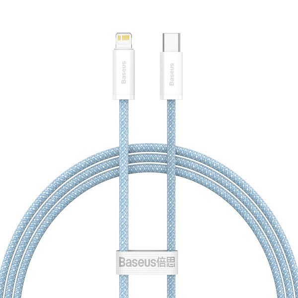 Zdjęcie produktu: Kabel przewód USB Typ-C - Lightning / iPhone 100cm Baseus Dynamic z obsługą szybkiego ładowania 20W PD - niebieski (CALD000003) Zdjęcie produktu: Kabel przewód USB Typ-C - Lightning / iPhone 100cm Baseus Dynamic z obsługą szybkiego ładowania 20W PD - niebieski (CALD000003)