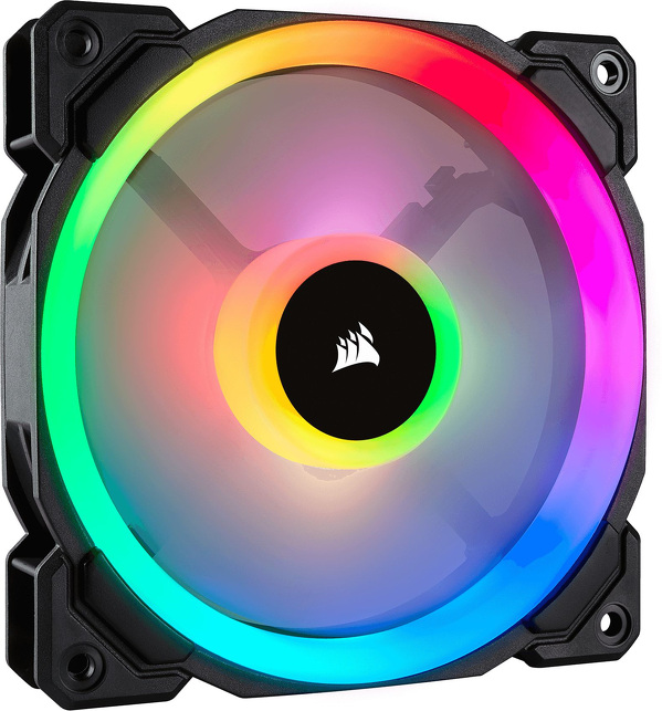 Zdjęcie produktu: Wentylator Corsair LL120 RGB 120mm 3-pack + Lighting Node PRO (CO-9050072-WW)