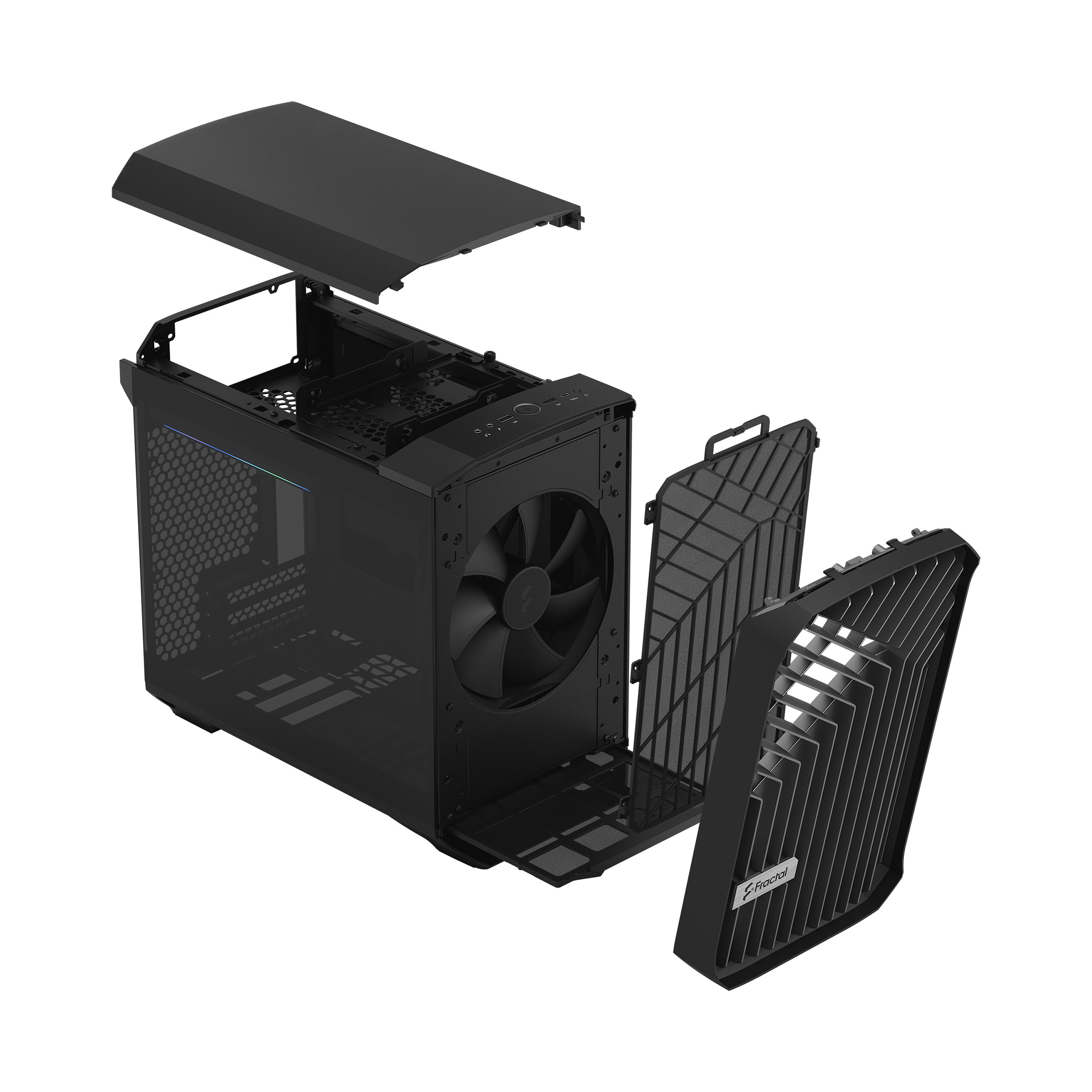 Fractal Design Torrent Nano Black TG Dark Fractal Design Torrent Nano Black TG Dark